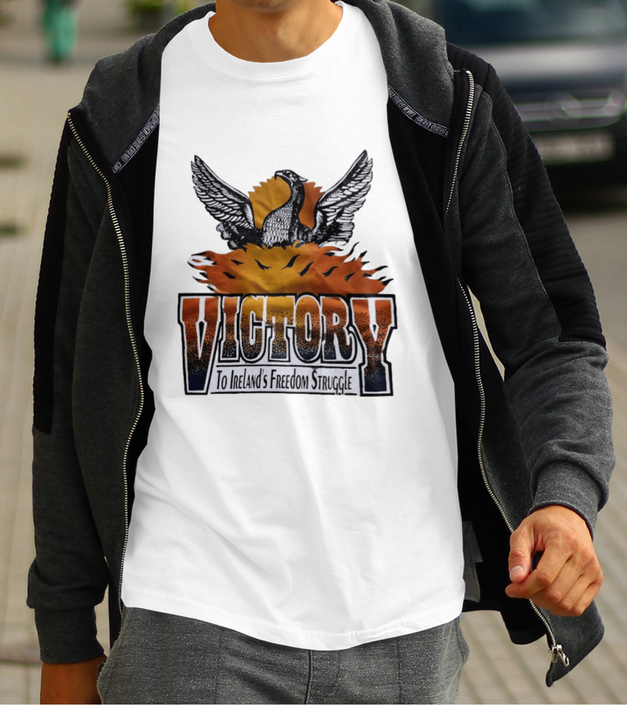 Victory Ireland Freedom Struggle Phoenix Wings Rising T-Shirt