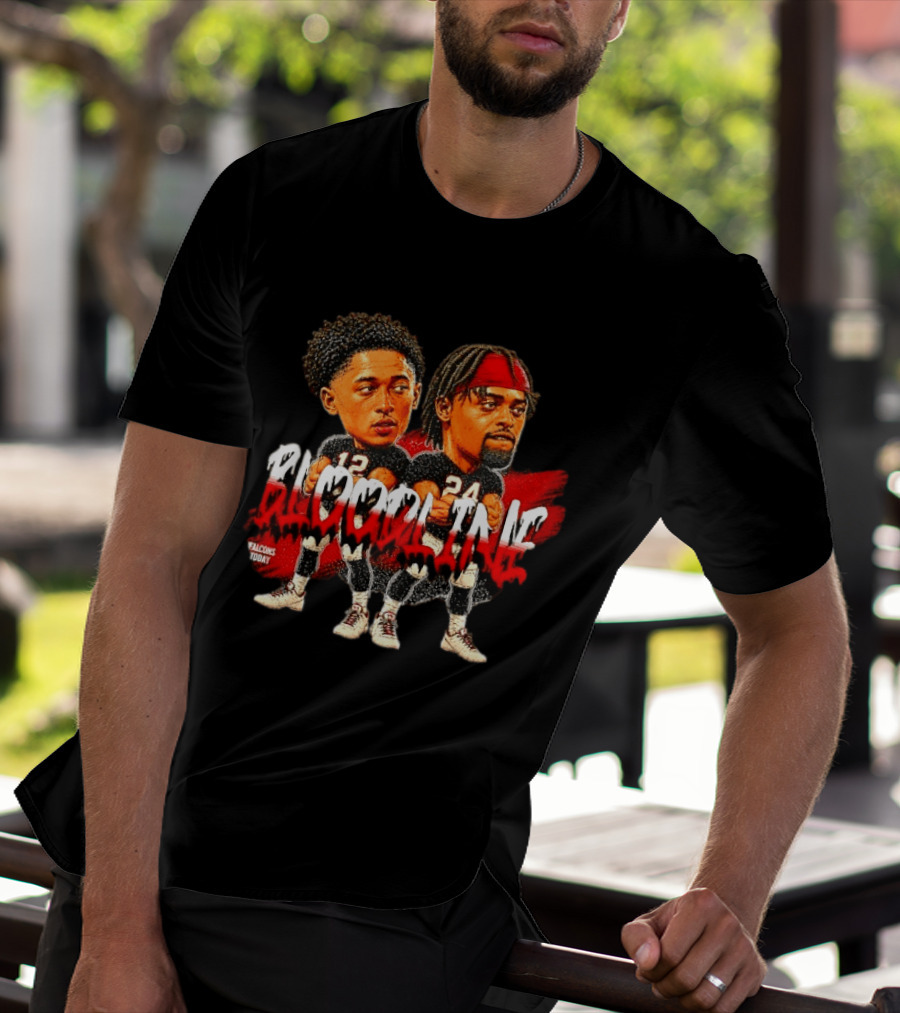 Bijan Robinson Drake London Atlanta Falcons Bloodline Falcons Today T-Shirt