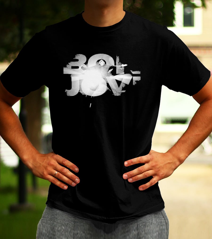 Bon Jovi Bright Light Graphic 80s T-Shirt