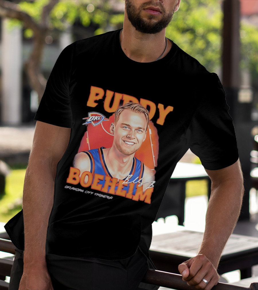 Buddy Boeheim Oklahoma City Thunder OKC Basketball BCS B Airbrush T-Shirt