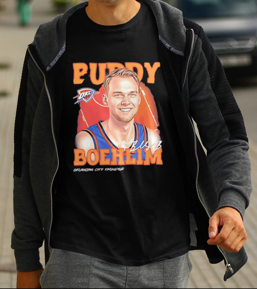 Buddy Boeheim Oklahoma City Thunder OKC Basketball BCS B Airbrush T-Shirt