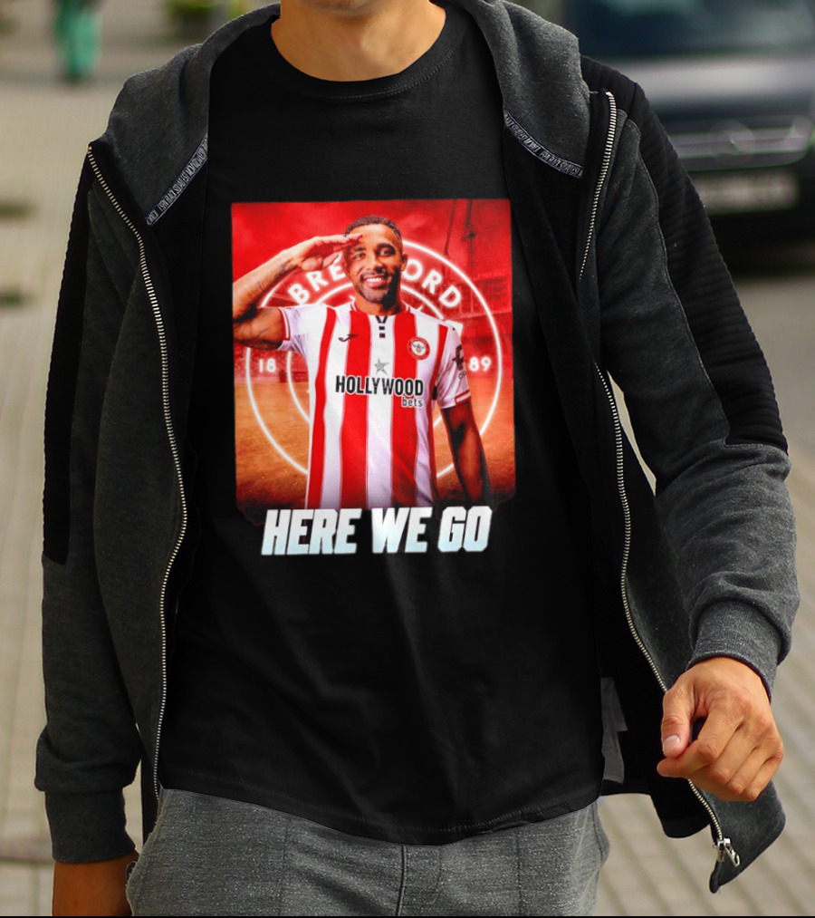 Brentford FC Callum Wilson Here We Go Hollywood Bets T-Shirt