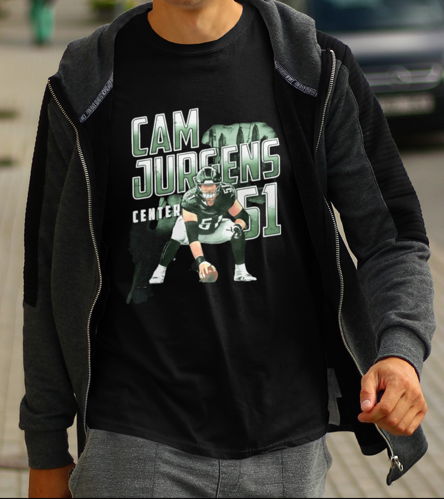 Cam Jurgens Philadelphia Eagles Center 51 Player Jersey NFL Team Fan T-Shirt