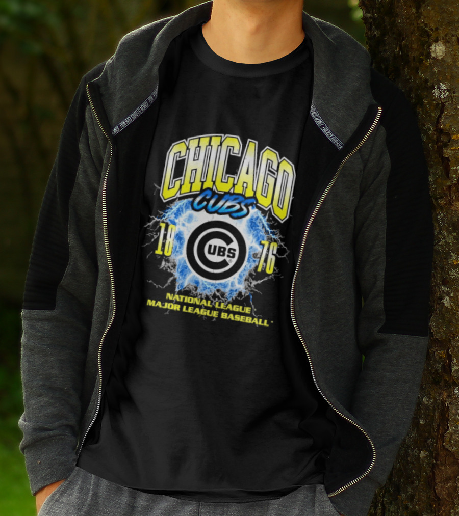 Chicago Cubs 1876 Vintage National League Major League Baseball Iconic Team T-Shirt
