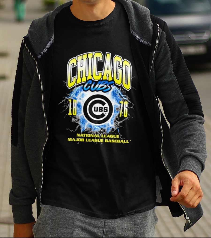 Chicago Cubs 1876 Vintage National League Major League Baseball Iconic Team T-Shirt
