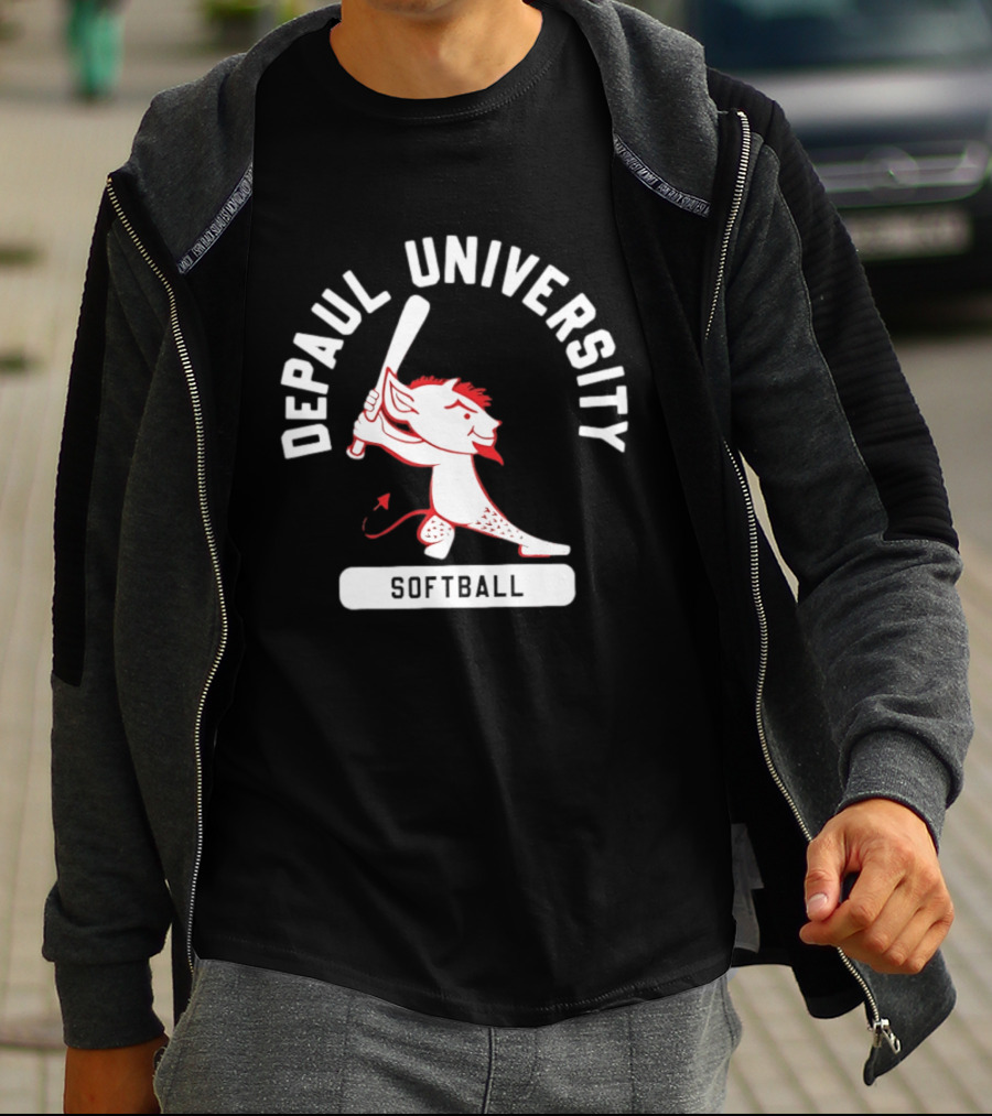 DePaul University Blue Demons Billy Softball T-Shirt