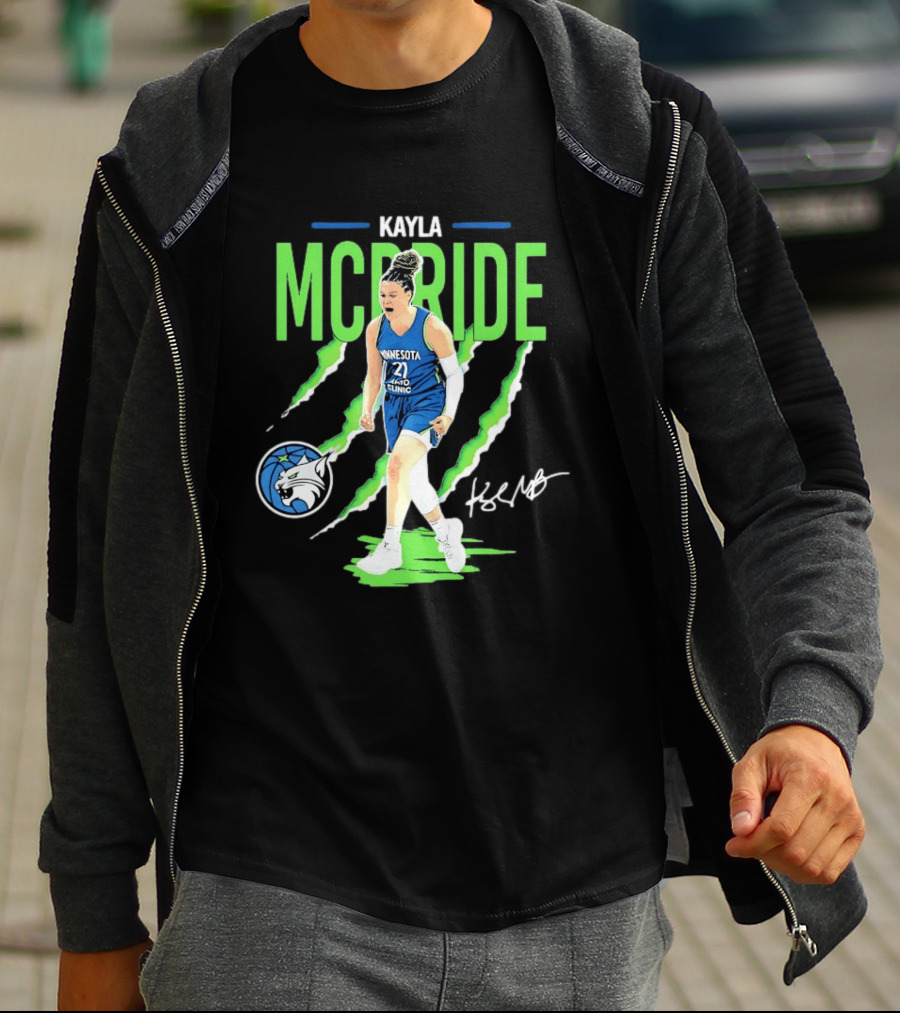 Kayla McBride Minnesota Lynx Mayo Clinic 21 Basketball T-Shirt