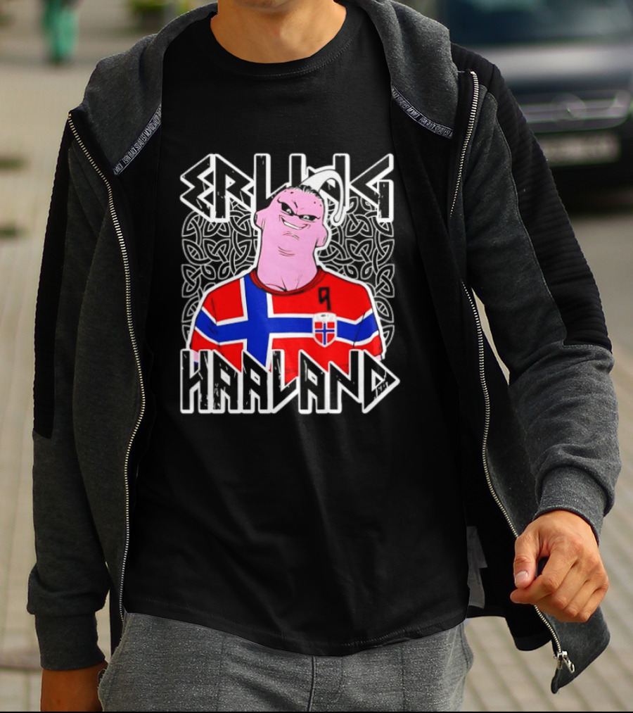 Erling Haaland Majin Buu Norway National Team T-Shirt