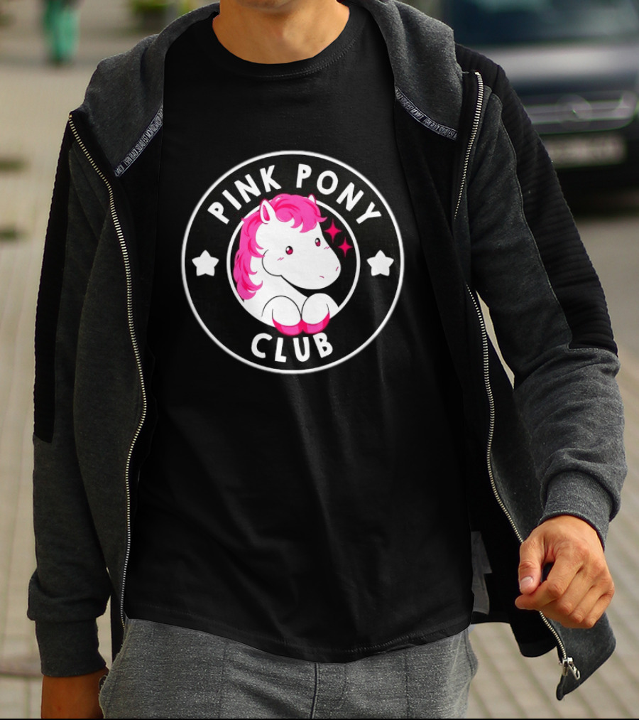 Pink Pony Club Chappell Roan Music Pop Cute Horse Icon Trend T-Shirt