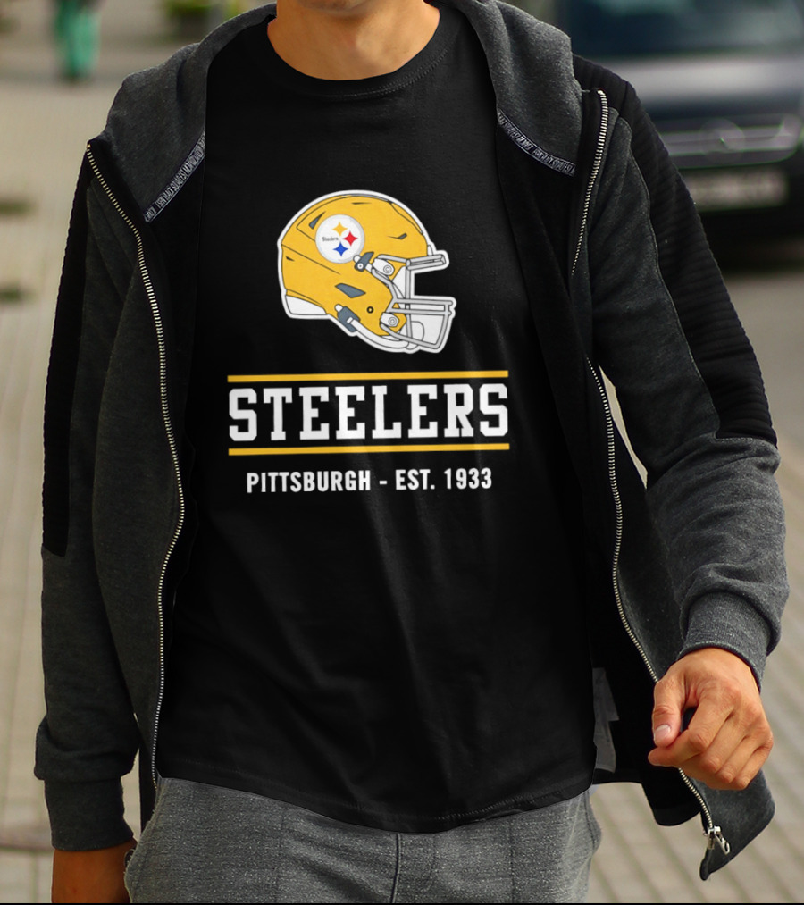 Pittsburgh Steelers Helmet Est 1933 T-Shirt