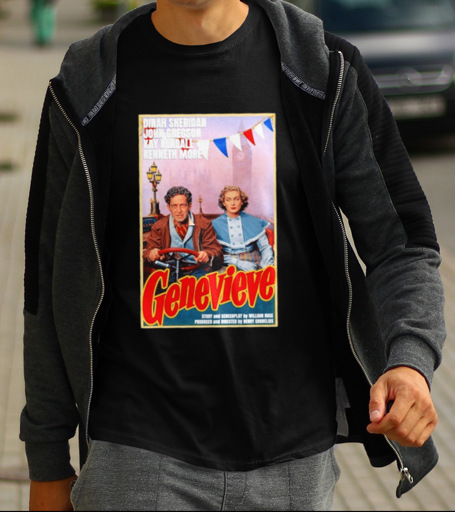 Dinah Sheridan John Gregson Kay Kendall Kenneth More Genevieve Movie T-Shirt