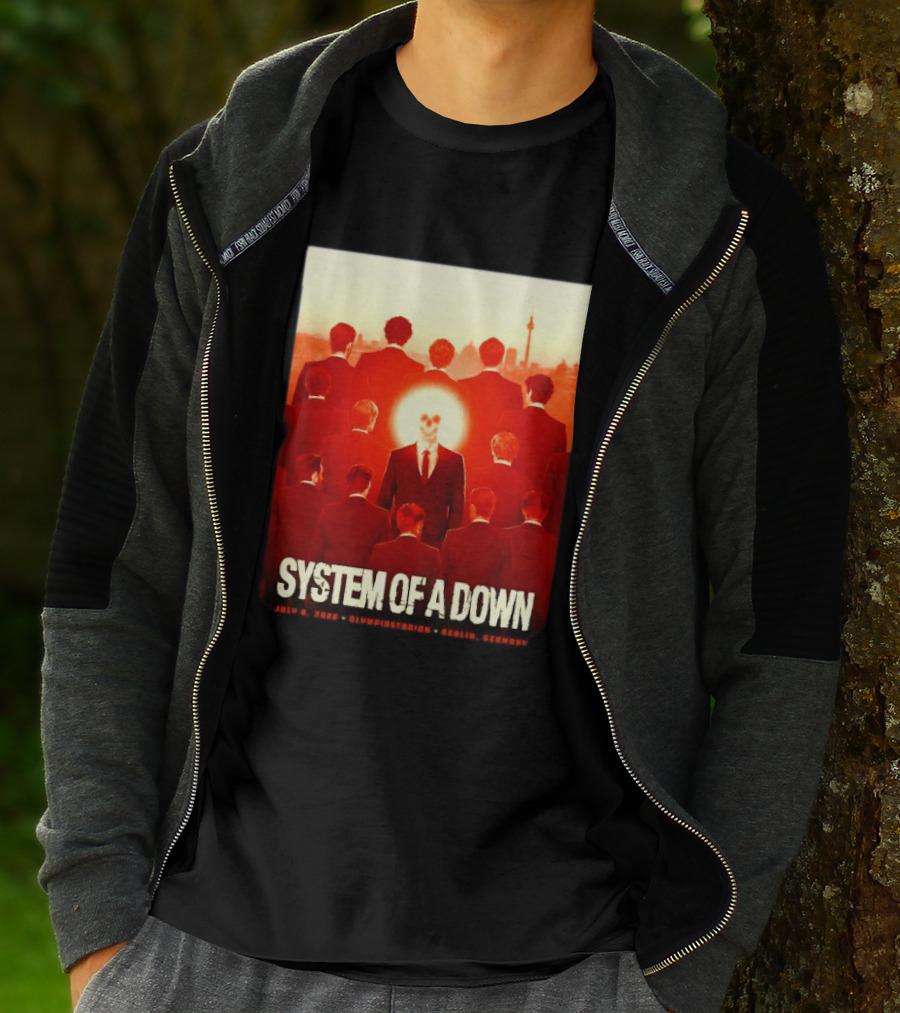 System Of A Down July 8 2026 Olympiastadion Berlin Germany Ghost Rider T-Shirt