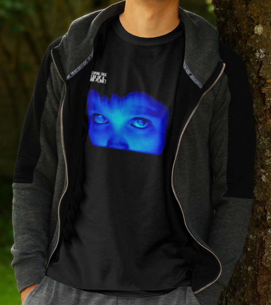 Porcupine Tree Fear Of A Blank Planet 2007 Rock Album Cover Blue Face T-Shirt
