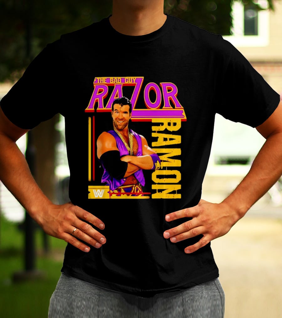 Razor Ramon The Bad Guy WWE Wrestling Superstar T-Shirt