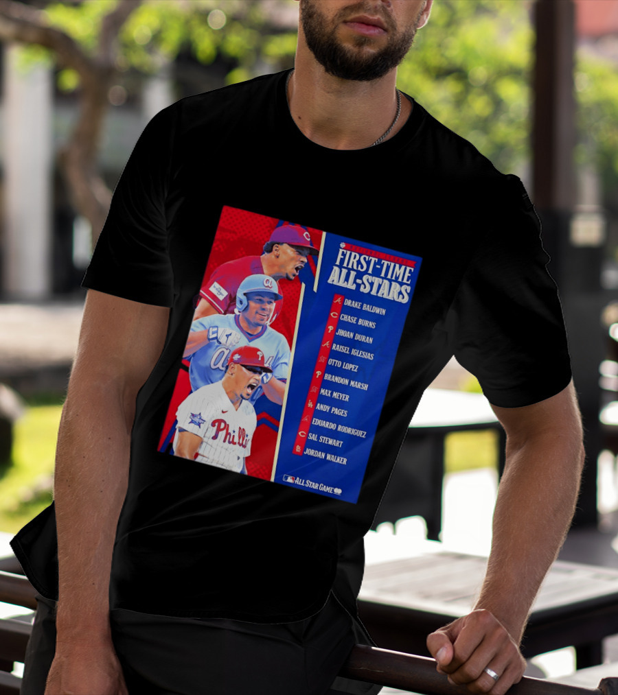 MLB National League First Time All Stars T-Shirt