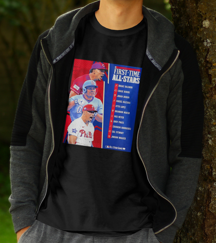 MLB National League First Time All Stars T-Shirt