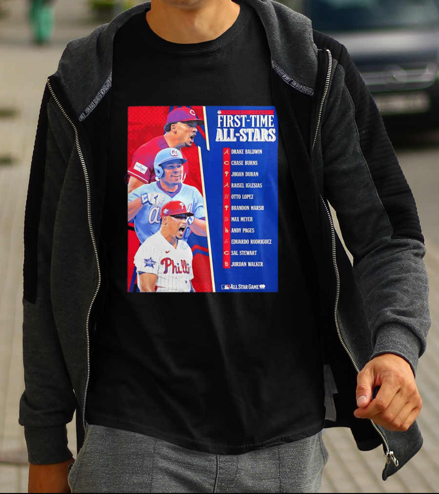MLB National League First Time All Stars T-Shirt