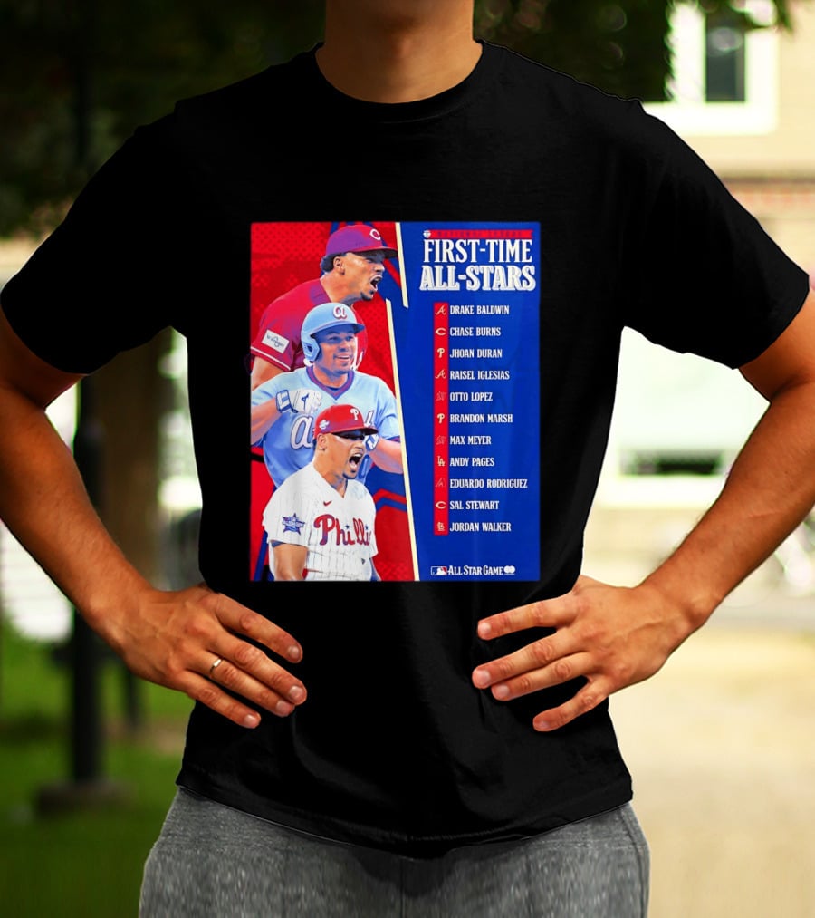 MLB National League First Time All Stars T-Shirt