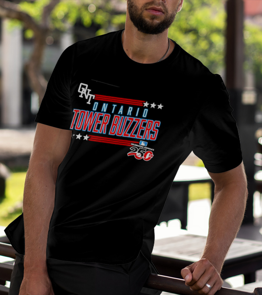 ONT Ontario Tower Buzzers 250th Anniversary MLB Celebration T-Shirt