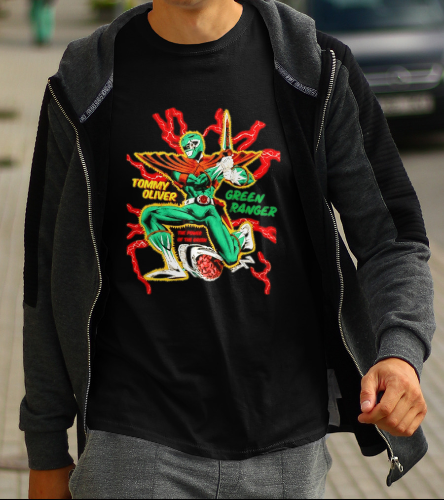 Tommy Oliver Green Ranger The Power Of The Green T-Shirt