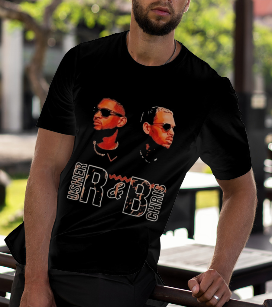 Usher Chris R&B Bootleg Retro Style Sunglasses T-Shirt