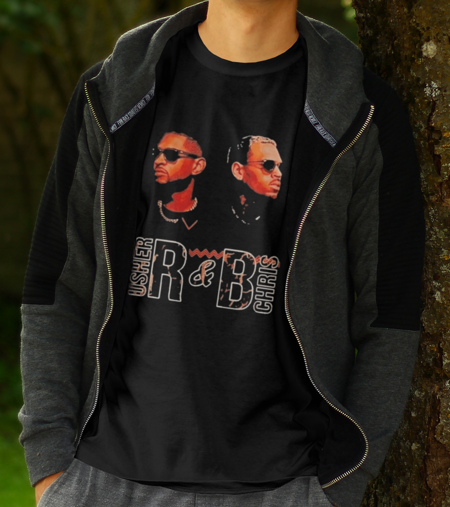 Usher Chris R&B Bootleg Retro Style Sunglasses T-Shirt