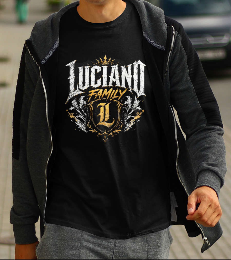 Luciano Family L Crest Crown T-Shirt