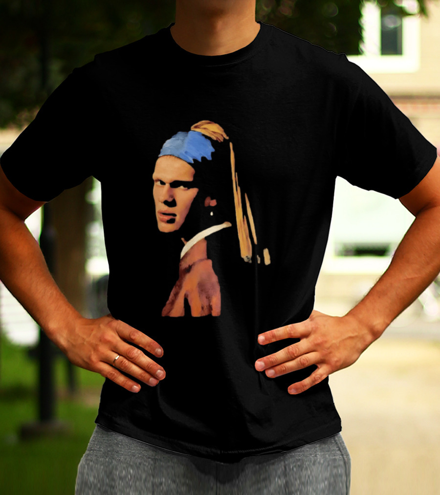 Norway Erling Haaland Girl With A Pearl Earring Meme T-Shirt
