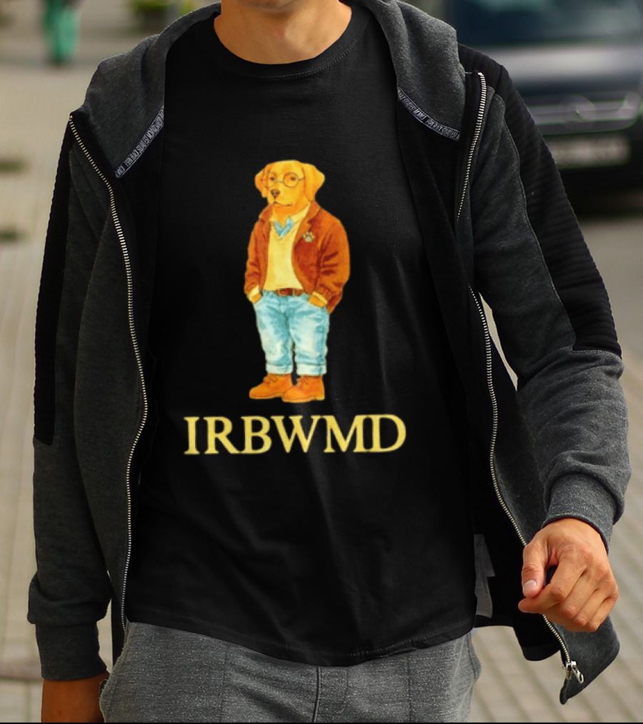 IRBWMD Golden Retriever Reading Companion T-Shirt