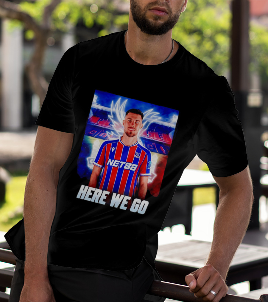 Oscar Mingueza NET88 Crystal Palace Here We Go T-Shirt