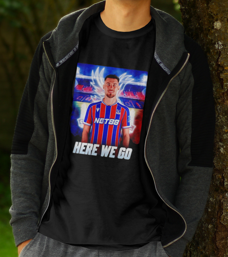 Oscar Mingueza NET88 Crystal Palace Here We Go T-Shirt