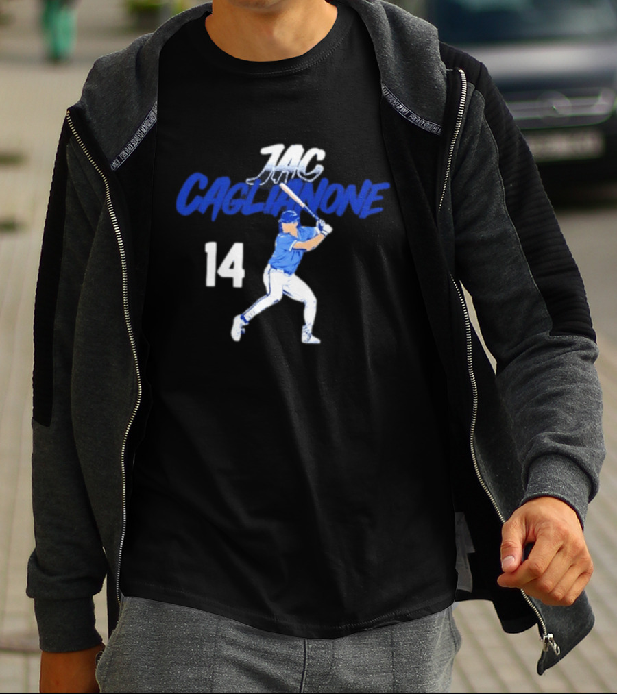 Jac Caglianone 14 Royals Baseball Player T-Shirt