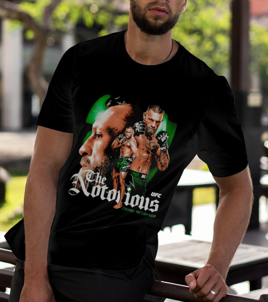 The Notorious Conor McGregor UFC Aura 329 Combat Strength T-Shirt