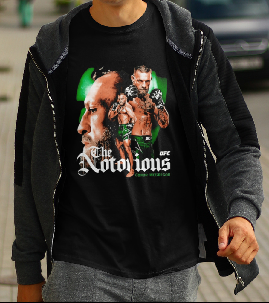 The Notorious Conor McGregor UFC Aura 329 Combat Strength T-Shirt