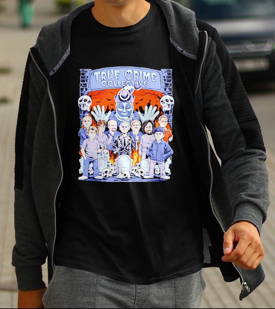 True Crime Collective Serial Killer Collage T-Shirt