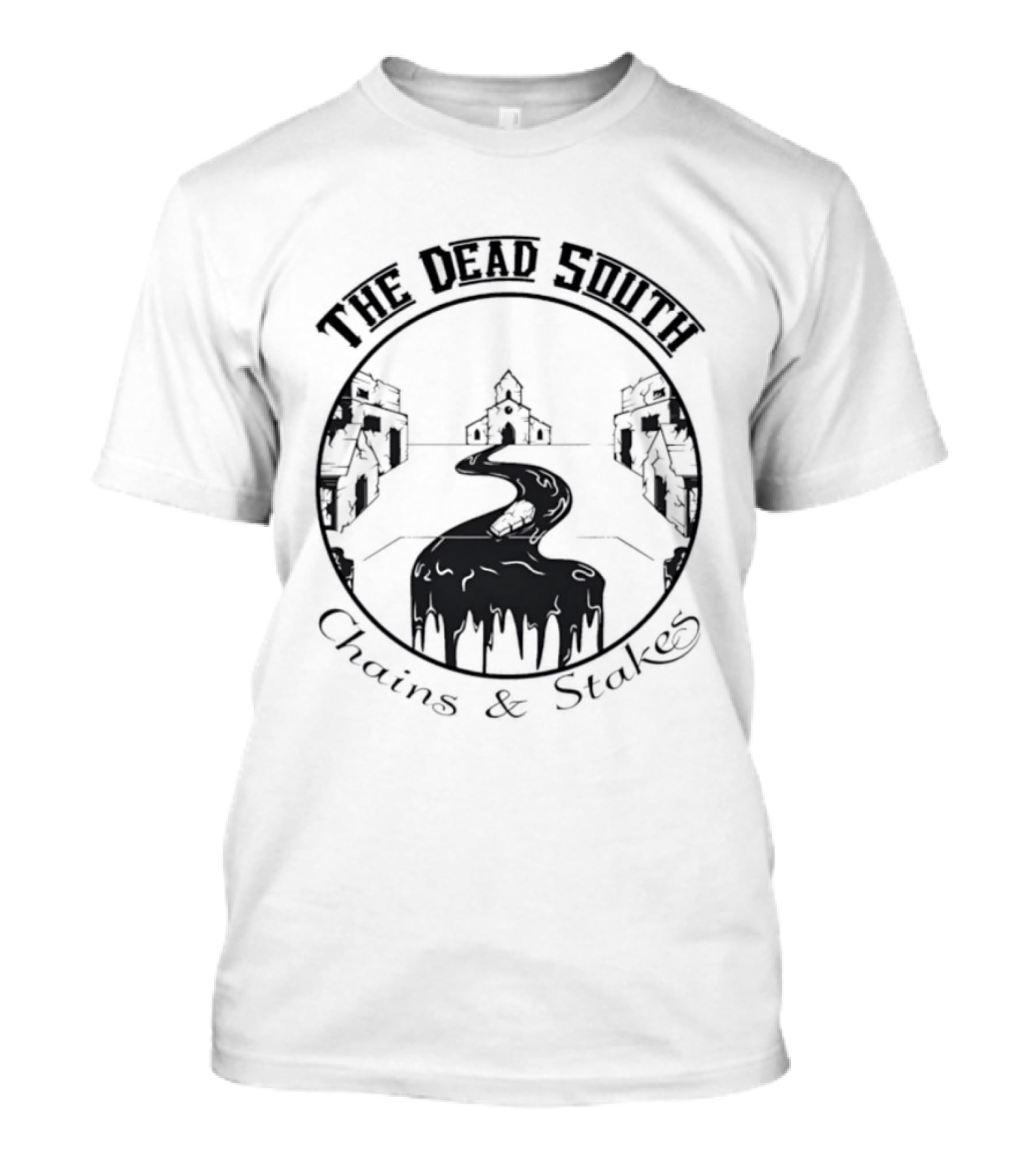 The Dead South Chains And Stakes Church Road Gothic T-Shirt