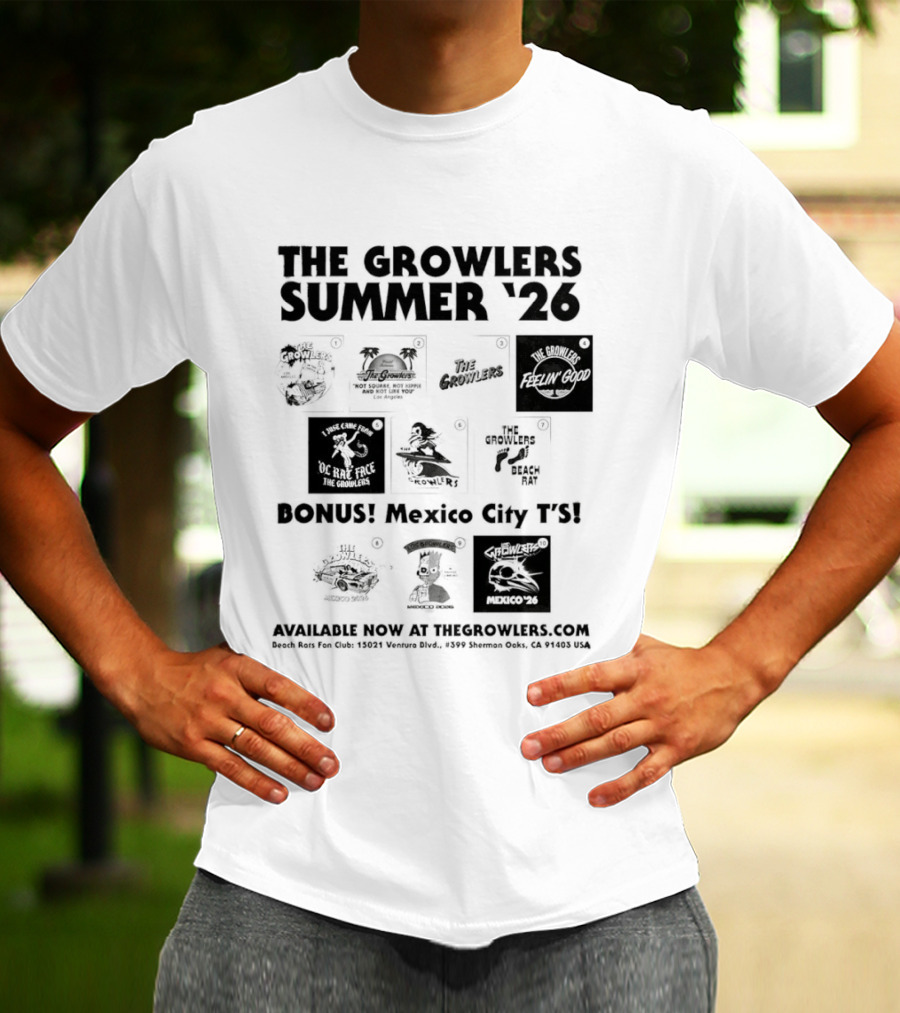 The Growlers Summer '26 Bonus Mexico City Fyi Mexico '26 T-Shirt