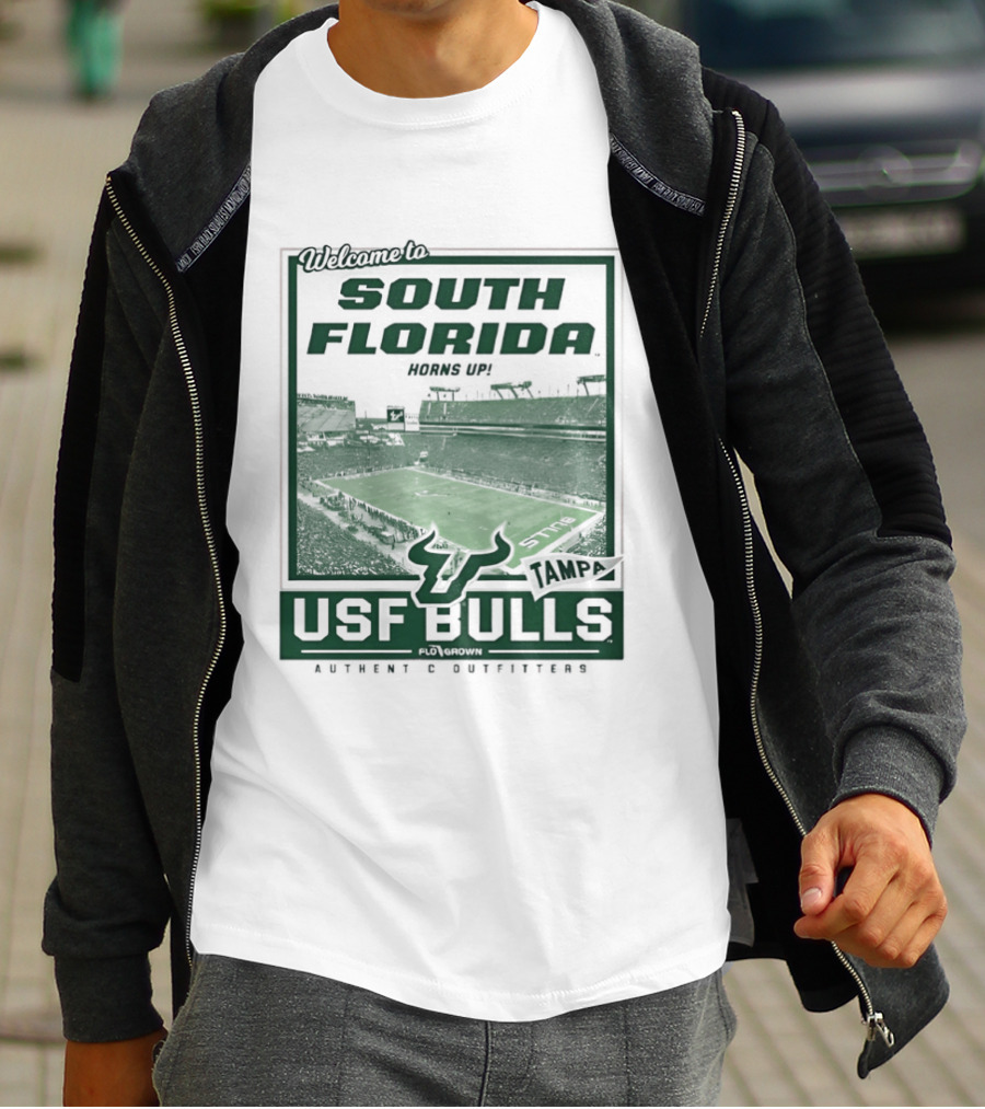 Welcome To South Florida Raymond James Stadium USF Bulls Football T-Shirt