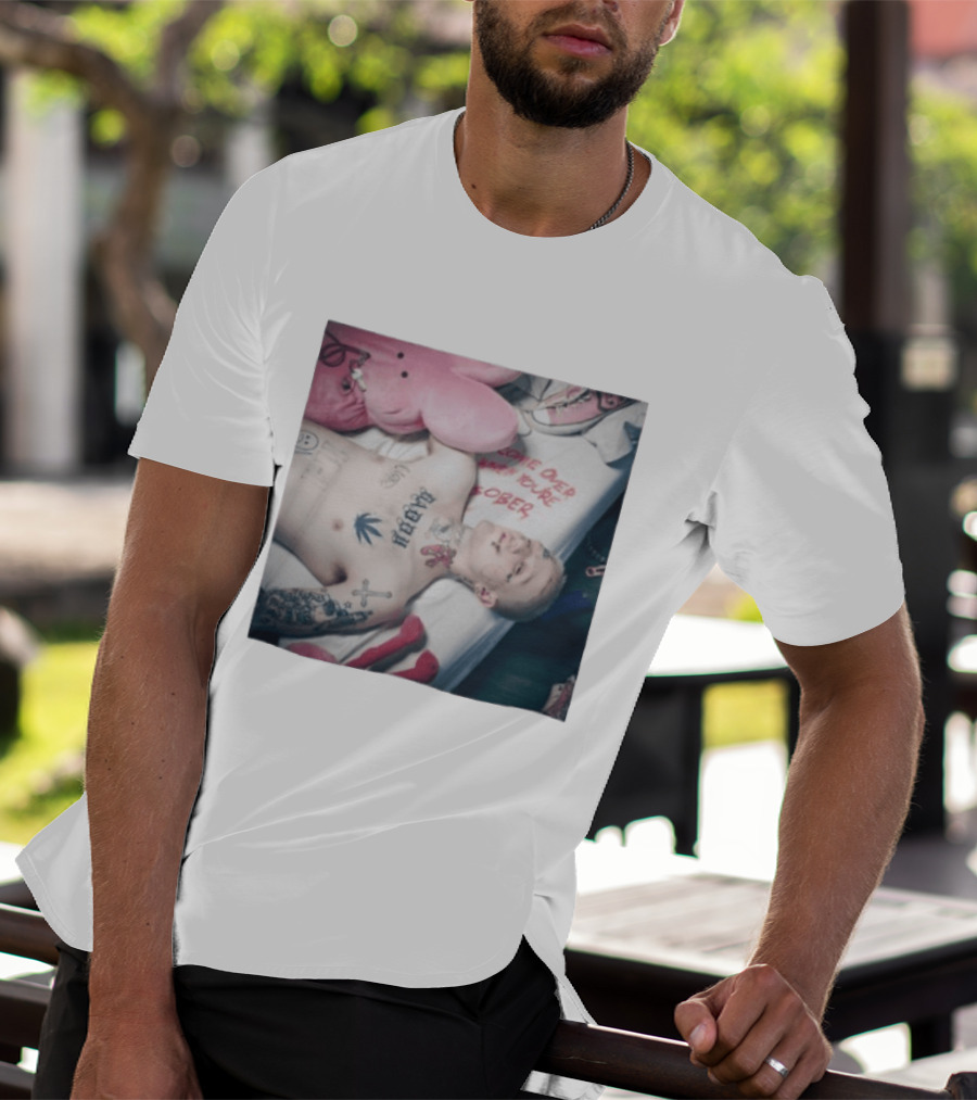 Lil Peep Come Over When You're Sober Emo Rap Album Cover T-Shirt