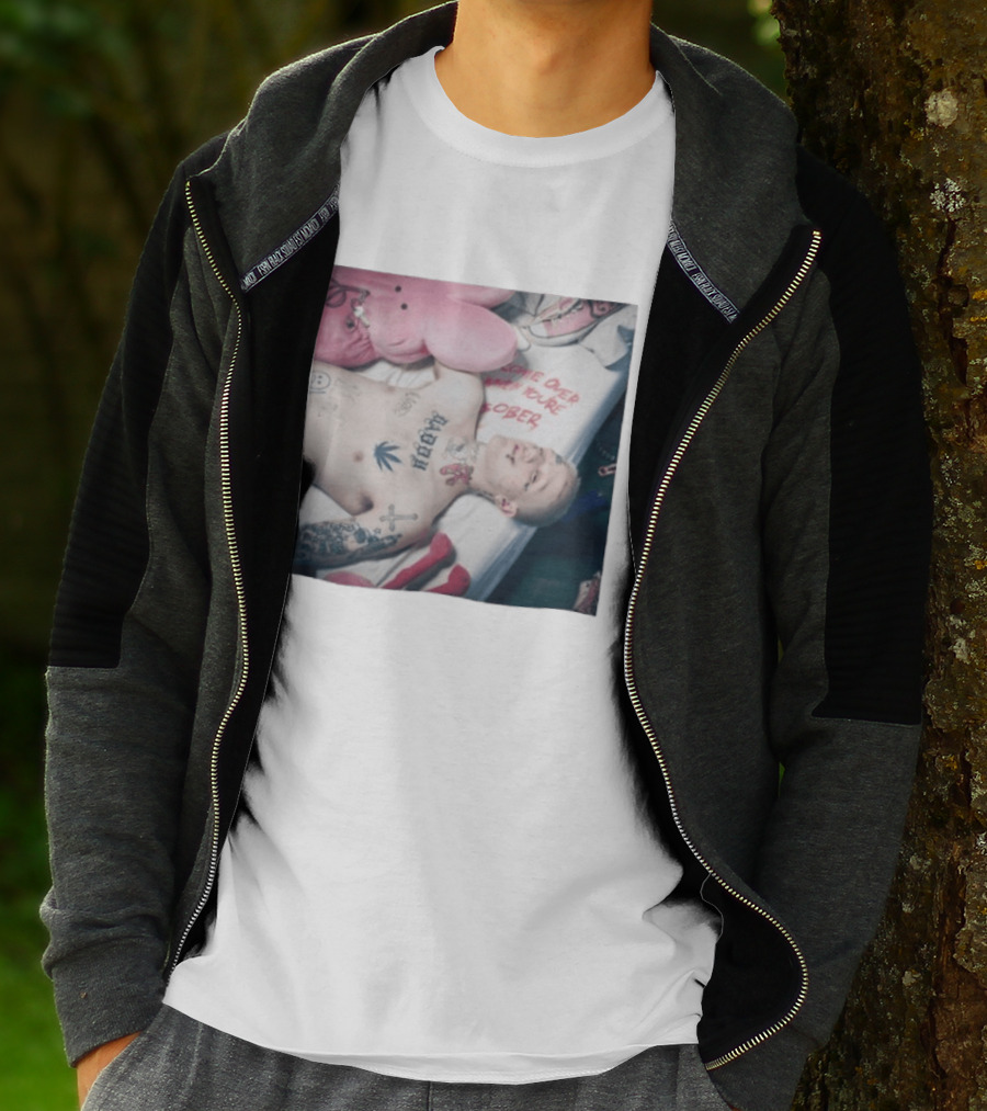 Lil Peep Come Over When You're Sober Emo Rap Album Cover T-Shirt
