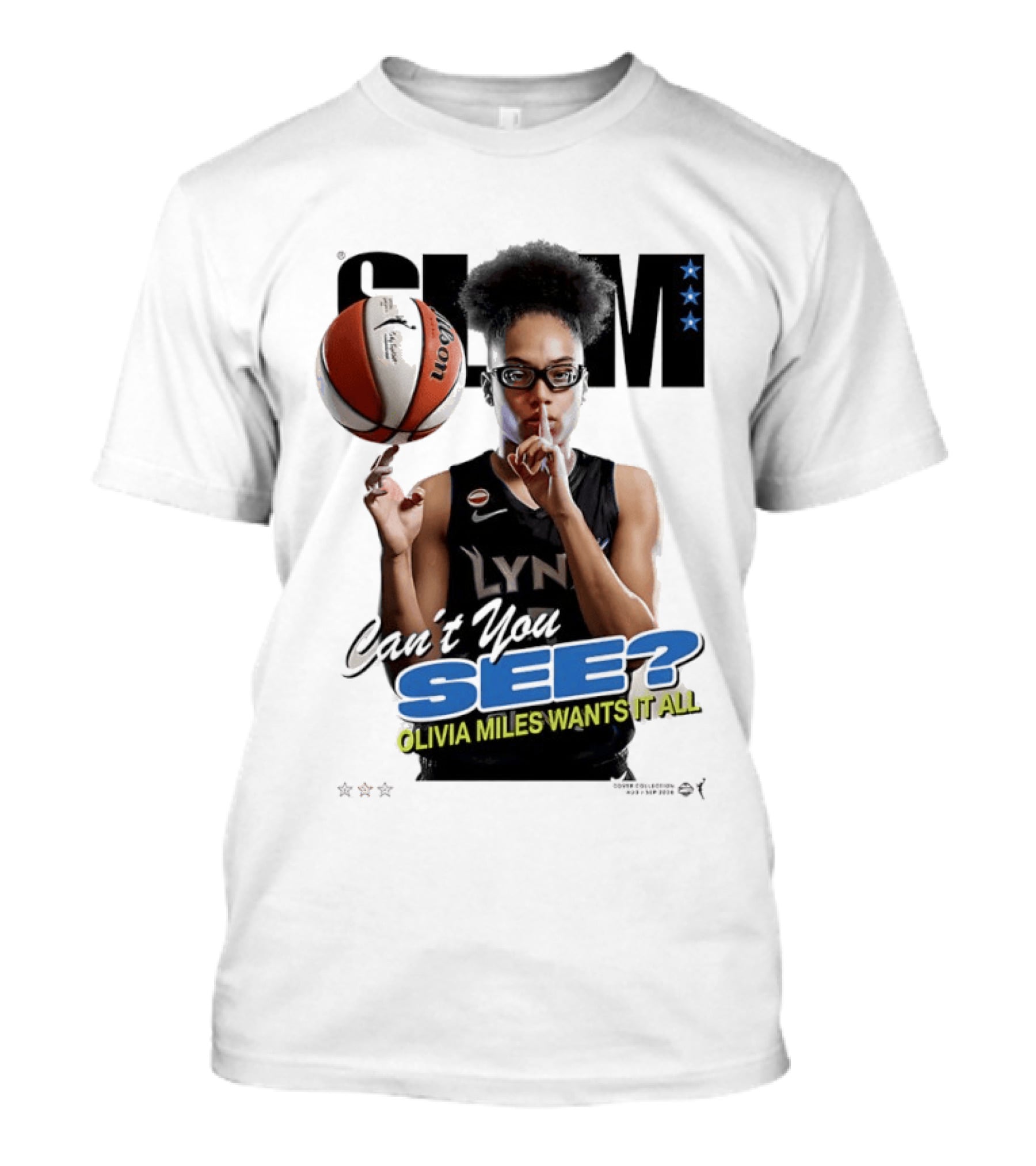 Minnesota Lynx SLAM Olivia Miles Wants It All Can't You See Basketball T-Shirt