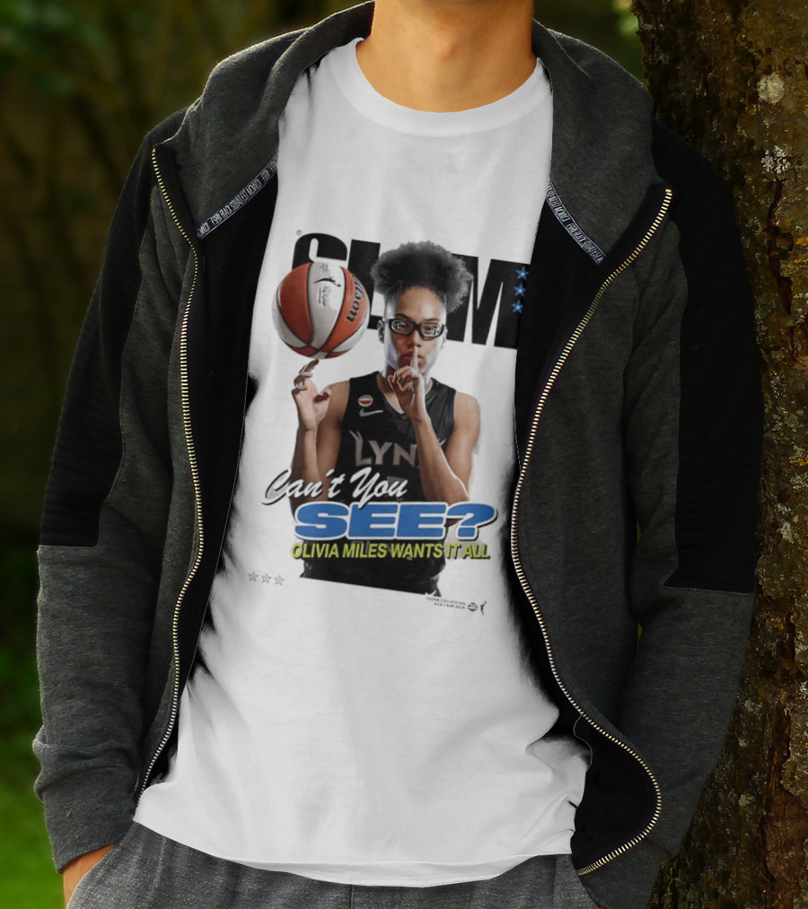 Minnesota Lynx SLAM Olivia Miles Wants It All Can't You See Basketball T-Shirt