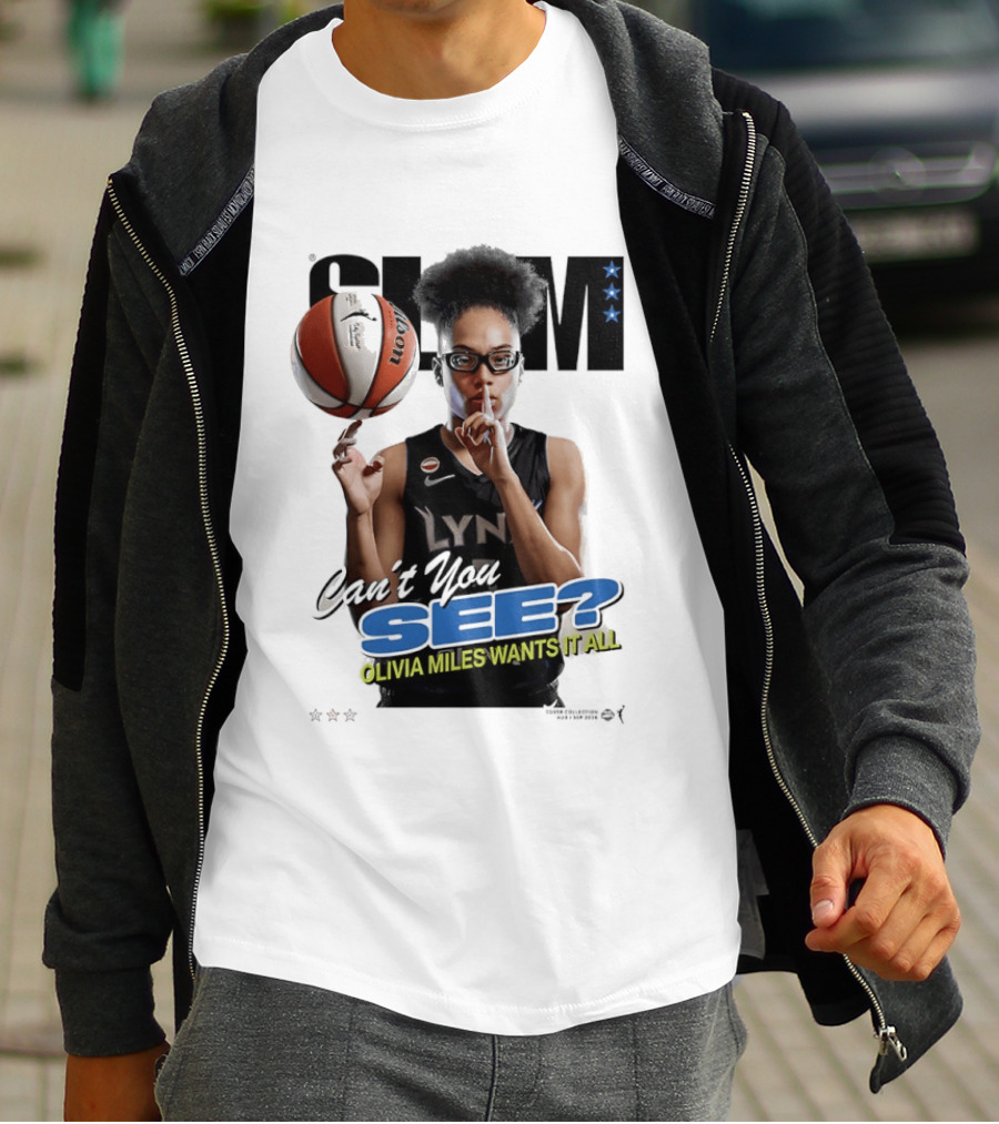 Minnesota Lynx SLAM Olivia Miles Wants It All Can't You See Basketball T-Shirt