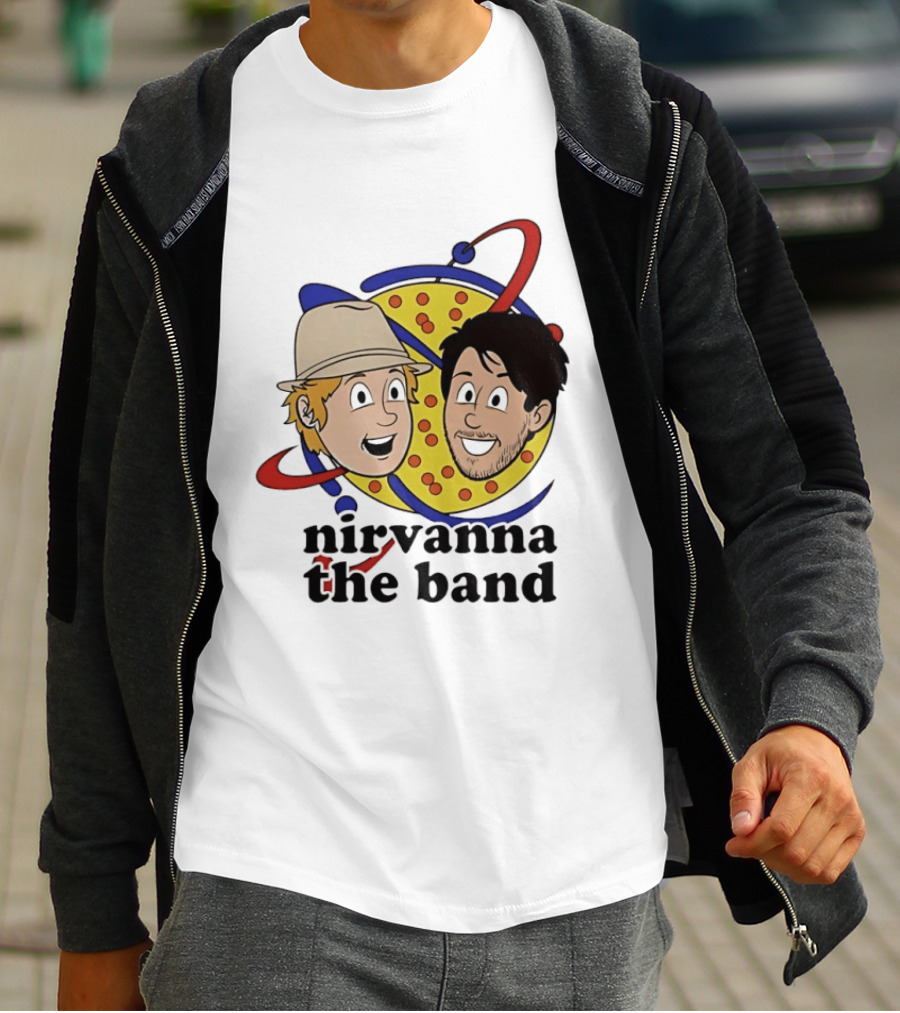 Nirvanna The Band Characters With Planetary T-Shirt