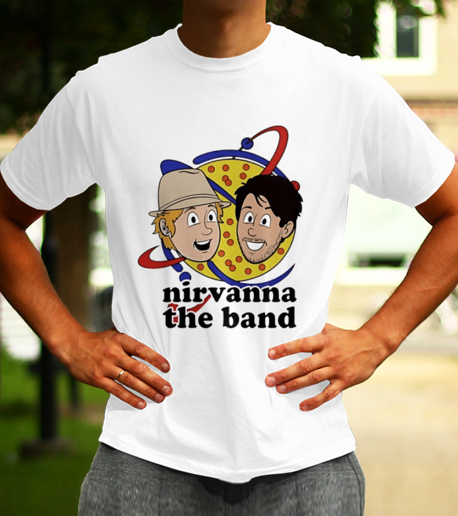 Nirvanna The Band Characters With Planetary T-Shirt