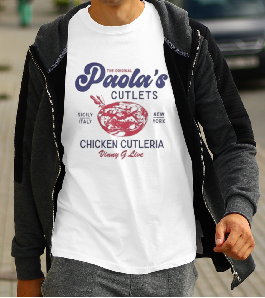 The Original Paola's Cutlets Chicken Culteria Since 2022 Best Ever Crispy Juicy T-Shirt