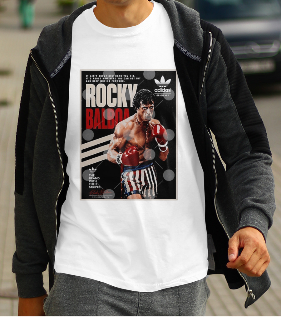 Rocky Balboa Adidas Originals Philadelphia Boxing Legend T-Shirt