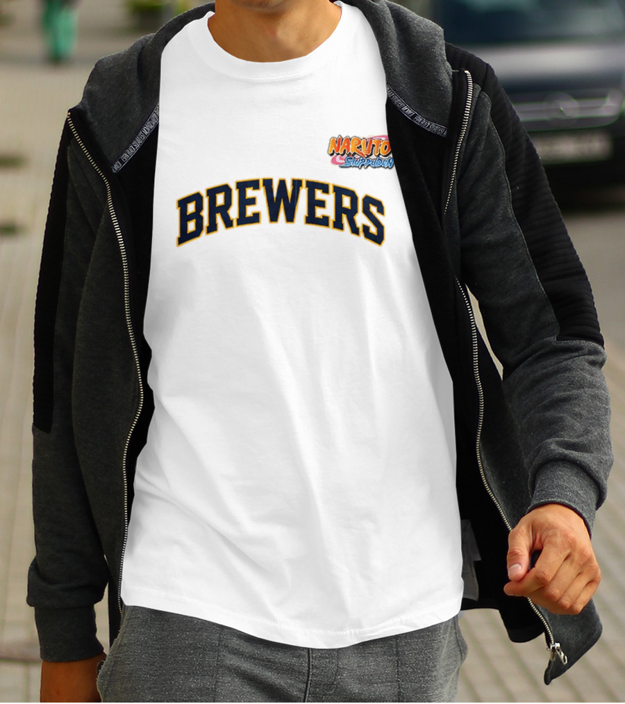 Milwaukee Brewers Naruto Shippuden 2026 Event Promo T-Shirt
