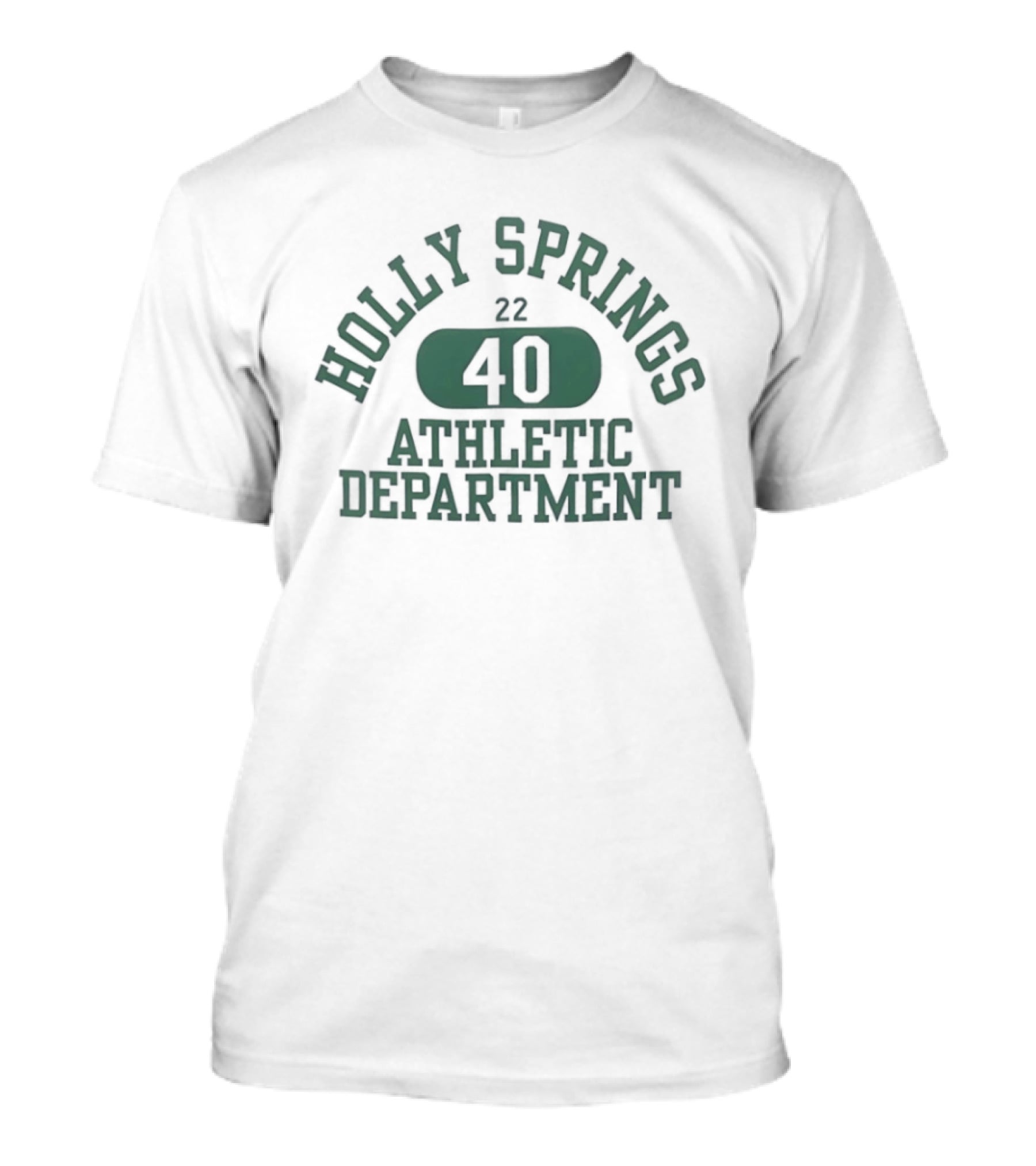 Holly Springs 40 Athletic Department Varsity 22 T-Shirt