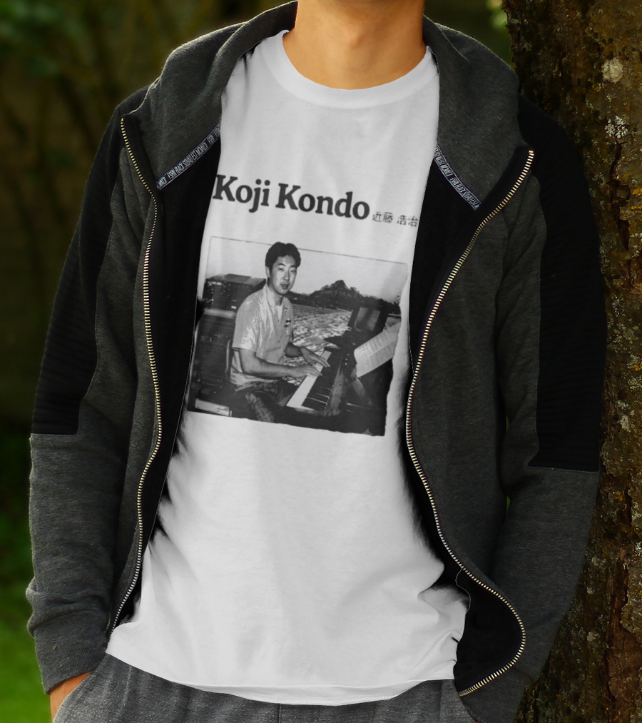 Koji Kondo I Can Hear Music Piano Masters T-Shirt